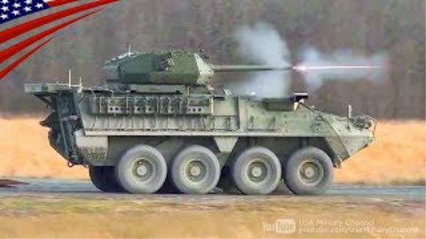 装备于美军第二骑兵团的M1126史崔克30mm火炮装甲车
